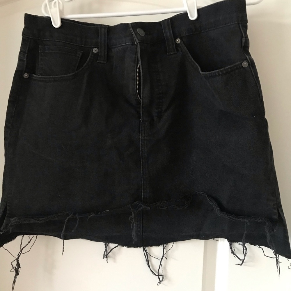 Black Madewell denim skirt!